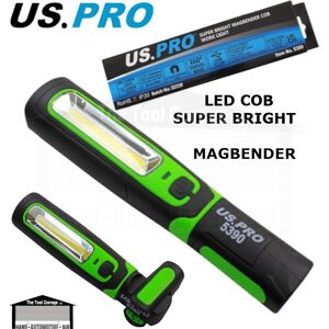 Us Pro Tools Cob Inspection Light & Led Torch Super Bright Rechargeable New 5390 Us Pro Tools Cob Inspection Light & Led Torch Super Bright Rechargeable New 5390