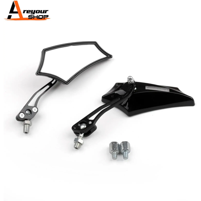 Does Not Apply Motocycle Chopper Cruiser Street Dirt Bike Rear View Mirrors 8mm 10mm Black Does Not Apply Motocycle Chopper Cruiser Street Dirt Bike Rear View Mirrors 8mm 10mm Black