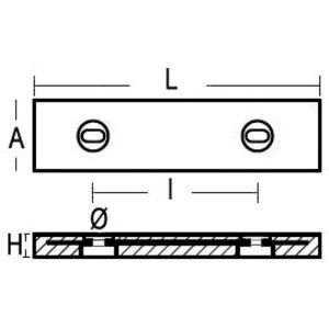 Bolting Anode 2500 G - 1 Pc Osculati - 43.920.03 - 4392003 Bolting Anode 2500 G - 1 Pc Osculati - 43.920.03 - 4392003