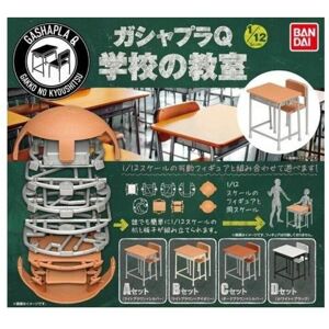 Bandai Gashapla Q 1/12 School Classroom Complete Set Figure Capsule Toy Japan Bandai Gashapla Q 1/12 School Classroom Complete Set Figure Capsule Toy Japan