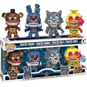 Funko Pop! Five Nights At Freddy'S - The Twisted Ones Glow In The Dark - 4-Pack Funko Pop! Five Nights At Freddy'S - The Twisted Ones Glow In The Dark - 4-Pack