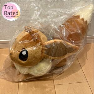 Pokémon Center Pokemon Center Original Life-Size Eevee Lying Down Plush Doll Toy Japan New Pokémon Center Pokemon Center Original Life-Size Eevee Lying Down Plush Doll Toy Japan New