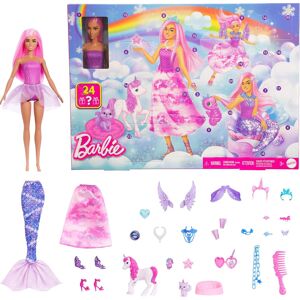 Barbie Advent Calendar With Doll & 24 Surprise Toy Accessories Unicorn & Pets Barbie Advent Calendar With Doll & 24 Surprise Toy Accessories Unicorn & Pets