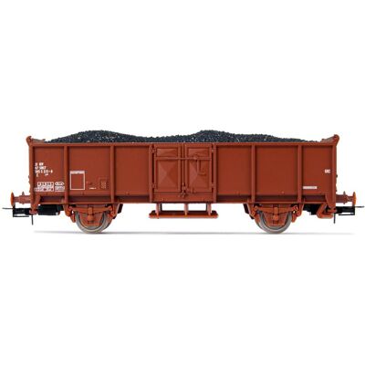 Jouef Hj5703 Sncf Open Car Type E With Coal Load Scale Ho 1:87 Jouef Hj5703 Sncf Open Car Type E With Coal Load Scale Ho 1:87