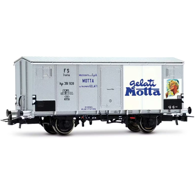 Rivarossi Hr6711 Ho 1:87 Silver Hgb Aluminum Freight Car, Dc Analog Painted Rivarossi Hr6711 Ho 1:87 Silver Hgb Aluminum Freight Car, Dc Analog Painted