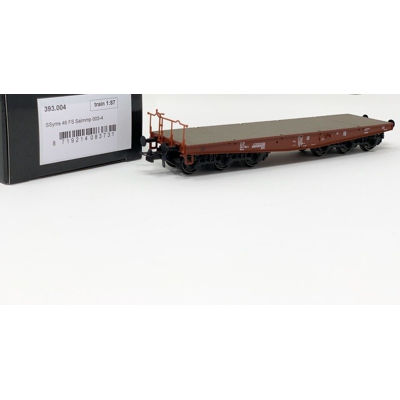 Artitec / Blackstar 393.004 Fs Heavy Duty Six Axle Transport Flat Car Salmmp Artitec / Blackstar 393.004 Fs Heavy Duty Six Axle Transport Flat Car Salmmp