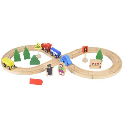 Multifunction Wood Rail Car Diy Assembly Colorful Track Kids Intelligent Multifunction Wood Rail Car Diy Assembly Colorful Track Kids Intelligent
