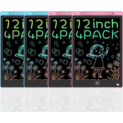 Does Not Apply 4pcs 12 Inch Writing Board Drawing Tablet For Kids, Large Electronic Drawing Pad Does Not Apply 4pcs 12 Inch Writing Board Drawing Tablet For Kids, Large Electronic Drawing Pad
