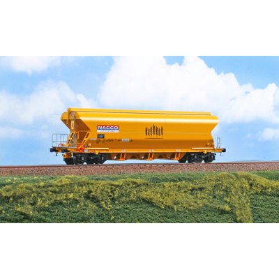 Nme 511635 Vtg-Nacco Grain Hopper Car, Ho 1:87, Yellow, Dc, Lights Nme 511635 Vtg-Nacco Grain Hopper Car, Ho 1:87, Yellow, Dc, Lights