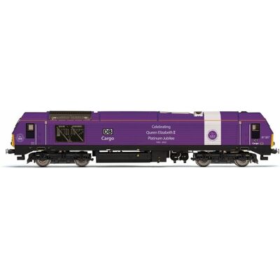 Hornby DB Cargo Class 67 Bo-Bo 67007 Queens Jubilee Diesel Locomotive - Model Locomotive Hornby DB Cargo Class 67 Bo-Bo 67007 Queens Jubilee Diesel Locomotive - Model Locomotive