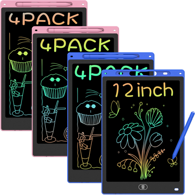 Does Not Apply 4pcs 12 Inch Writing Board Drawing Tablet For Kids, Large Electronic Drawing Pad Does Not Apply 4pcs 12 Inch Writing Board Drawing Tablet For Kids, Large Electronic Drawing Pad