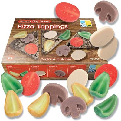 Yellow Door Pizza Toppings Sensory Play Stones Pretend Play Food Set Toy Pl Yellow Door Pizza Toppings Sensory Play Stones Pretend Play Food Set Toy Pl
