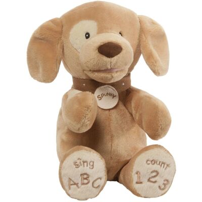 Gund Baby Animated Soft Toy - Spunky Dog Tan (Abc/123) Gund Baby Animated Soft Toy - Spunky Dog Tan (Abc/123)