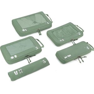 Ecohub 5 Set Compression Packing Cubes For Suitcases Organiser Bags Travel Acce Ecohub 5 Set Compression Packing Cubes For Suitcases Organiser Bags Travel Acce