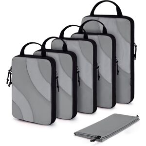 Bagsmart Compression Packing Cubes, 6 Set Travel Cubes For Carry On Suitcases, Bagsmart Compression Packing Cubes, 6 Set Travel Cubes For Carry On Suitcases,