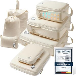 Samfolk Compression Packing Cubes For Backpack,8 Pcs Travel Packing Cubes For Suitcases Samfolk Compression Packing Cubes For Backpack,8 Pcs Travel Packing Cubes For Suitcases