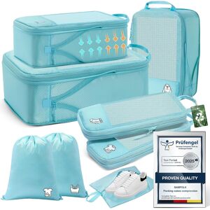 Samfolk Compression Packing Cubes For Suitcases, Ultralight 8 Set Packing Cubes For Bac Samfolk Compression Packing Cubes For Suitcases, Ultralight 8 Set Packing Cubes For Bac