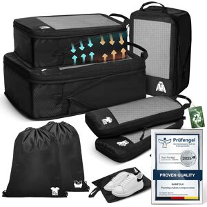 Samfolk Compression Packing Cubes For Suitcases, Ultralight 8 Set Packing Cubes For Bac Samfolk Compression Packing Cubes For Suitcases, Ultralight 8 Set Packing Cubes For Bac