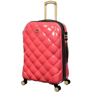 It Luggage Metalik St Tropez Trois Expandable Medium 68cm Wheel Suitcase Coral It Luggage Metalik St Tropez Trois Expandable Medium 68cm Wheel Suitcase Coral