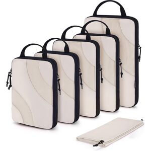 Bagsmart Compression Packing Cubes, 6 Set Travel Cubes For Carry On Suitcases, Bagsmart Compression Packing Cubes, 6 Set Travel Cubes For Carry On Suitcases,