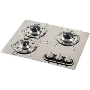 Three-Burner Recess-Fit Cooktop 470 X 360 Mm - 1 Pc Osculati - 50.103.48 Three-Burner Recess-Fit Cooktop 470 X 360 Mm - 1 Pc Osculati - 50.103.48
