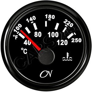 Lindemann Marine Cn Instrument Cooling Water Temp 40-120 B0 C Black-Black Lindemann Marine Cn Instrument Cooling Water Temp 40-120 B0 C Black-Black