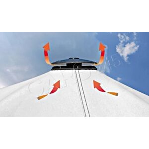 Lindemann Marine Accessories Vent For Tarpaulins Fan White Lindemann Marine Accessories Vent For Tarpaulins Fan White