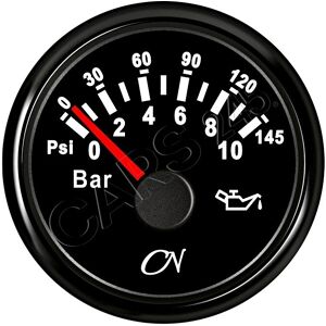 Lindemann Marine Cn -Instrument Oil Pressure Display Up To 10bar Black-Black Lindemann Marine Cn -Instrument Oil Pressure Display Up To 10bar Black-Black