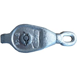Smart Outdoors 5” X 1.1t Double Galvanised Iron Blocks With Swivel Oval Eye Marine Boat Deck Smart Outdoors 5” X 1.1t Double Galvanised Iron Blocks With Swivel Oval Eye Marine Boat Deck