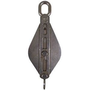 Smart Outdoors 100mm Marine Stainless Steel Double Sheave Blocks With Swivel Eye + Becket Boat Smart Outdoors 100mm Marine Stainless Steel Double Sheave Blocks With Swivel Eye + Becket Boat