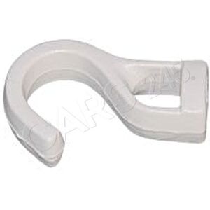Lindemann Marine Boat Plastic Hook For 8mm White 100 Pcs Lindemann Marine Boat Plastic Hook For 8mm White 100 Pcs