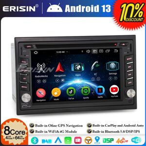 Erisin 64gb Android 14 Car Stereo Sat Nav Dvd Player For Nissan Dab+carplay Wifi Dsp Bt Erisin 64gb Android 14 Car Stereo Sat Nav Dvd Player For Nissan Dab+carplay Wifi Dsp Bt