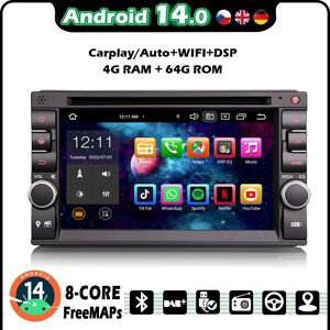Erisin Universal 2 Din Android 14 Car Stereo Gps Carplay Usb Dsp Bluetooth 4gb+64gb Dvd Erisin Universal 2 Din Android 14 Car Stereo Gps Carplay Usb Dsp Bluetooth 4gb+64gb Dvd