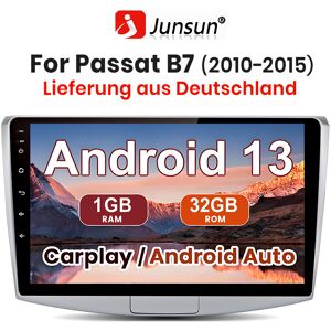 Junsun 1+32gb Android 13 Carplay Car Stereo Gps Navi Dsp Radio For Vw Passat B6/b7/cc Junsun 1+32gb Android 13 Carplay Car Stereo Gps Navi Dsp Radio For Vw Passat B6/b7/cc