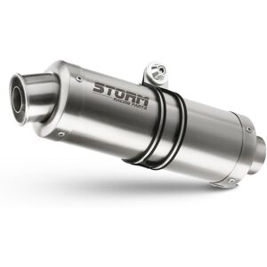 Exhaust Storm By Mivv Muffler Oval Steel For Kawasaki Zx-6 R 636 2005 > 2006 Exhaust Storm By Mivv Muffler Oval Steel For Kawasaki Zx-6 R 636 2005 > 2006