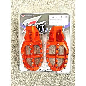 Ktm Sx 250 2017 - 2022 Zeta Aluminium Foot Pegs Rests Pair Orange Ktm Sx 250 2017 - 2022 Zeta Aluminium Foot Pegs Rests Pair Orange