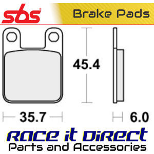 Brake Pads For Scorpa 250 Easy 1996-1999 Front 6mm Street Sbs Brake Pads For Scorpa 250 Easy 1996-1999 Front 6mm Street Sbs