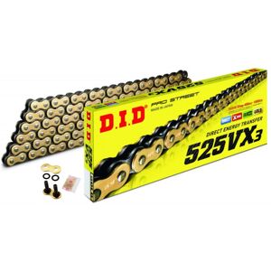 Ducati 916 Strada Biposto 94-00 Did X Ring Gold Black Chain 525 / 94 Links Ducati 916 Strada Biposto 94-00 Did X Ring Gold Black Chain 525 / 94 Links