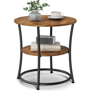 Does Not Apply Side Table, End Table With 2 Shelves, Small Round Table For Living Room, Bedroom Does Not Apply Side Table, End Table With 2 Shelves, Small Round Table For Living Room, Bedroom