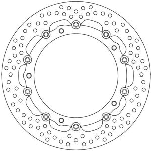 Moto-Master Halo Series Floating Brake Rotor Black For Bmw F 800 Gt Abs 2017-20 Moto-Master Halo Series Floating Brake Rotor Black For Bmw F 800 Gt Abs 2017-20