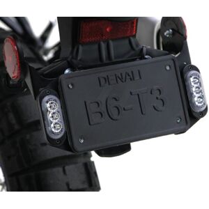 Denali T3 Signal Pods Rear License Plate Kit Black Kawasaki Zx7-R P6 1996 - 2003 Denali T3 Signal Pods Rear License Plate Kit Black Kawasaki Zx7-R P6 1996 - 2003