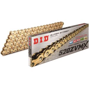 D.I.D. Zvmx X-Ring Chain Gold 520-114 Kawasaki Kx450 X Knf, Kns (4-Stroke) 2022 D.I.D. Zvmx X-Ring Chain Gold 520-114 Kawasaki Kx450 X Knf, Kns (4-Stroke) 2022