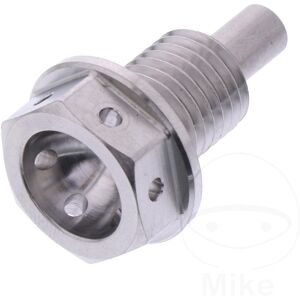 Jmp Oil Drain Plug M12x1.50mm Titanium Silver Fits Honda Mb 50 1980-1983 Jmp Oil Drain Plug M12x1.50mm Titanium Silver Fits Honda Mb 50 1980-1983
