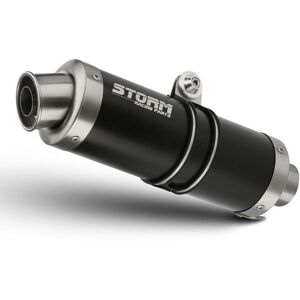 Exhaust Storm By Mivv Black Muffler Gp Steel For Suzuki Gsx-R 750 2011 > 2017 Exhaust Storm By Mivv Black Muffler Gp Steel For Suzuki Gsx-R 750 2011 > 2017