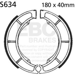Ebc Brake Shoe Set (5) Rear Left For Suzuki Lt-A 500 Fy 2000 - 2001 Ebc Brake Shoe Set (5) Rear Left For Suzuki Lt-A 500 Fy 2000 - 2001