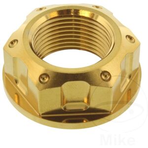 Jmp Axle Nut M22x1.5mm Gold Fits Honda Crf 250 2004-2019 Jmp Axle Nut M22x1.5mm Gold Fits Honda Crf 250 2004-2019