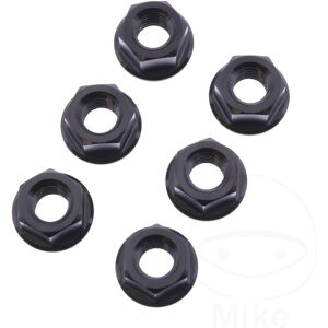 Jmp Rear Sprocket Nut Kit M8x1.25mm Black 6 Pcs Fits Honda Vfr 750 1988-1993 Jmp Rear Sprocket Nut Kit M8x1.25mm Black 6 Pcs Fits Honda Vfr 750 1988-1993