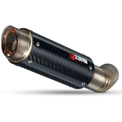 Scorpion Rp-1 Gp Carbon Round Motorbike Exhaust For Honda Cbr 1000 Rr 2008-2011 Scorpion Rp-1 Gp Carbon Round Motorbike Exhaust For Honda Cbr 1000 Rr 2008-2011