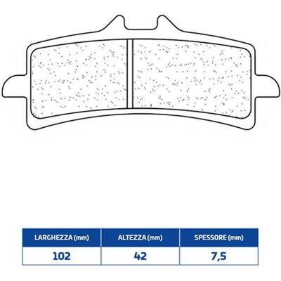 Cl Brakes Corsaro Sport 750 2025 - Racing Sintered Motorcycle Front Brake Pads Cl Brakes Corsaro Sport 750 2025 - Racing Sintered Motorcycle Front Brake Pads
