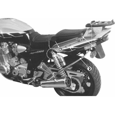 Kappa K3410 Rear Mounting Bracket - Motorcycle Rear Mounting Bracket Kappa K3410 Rear Mounting Bracket - Motorcycle Rear Mounting Bracket